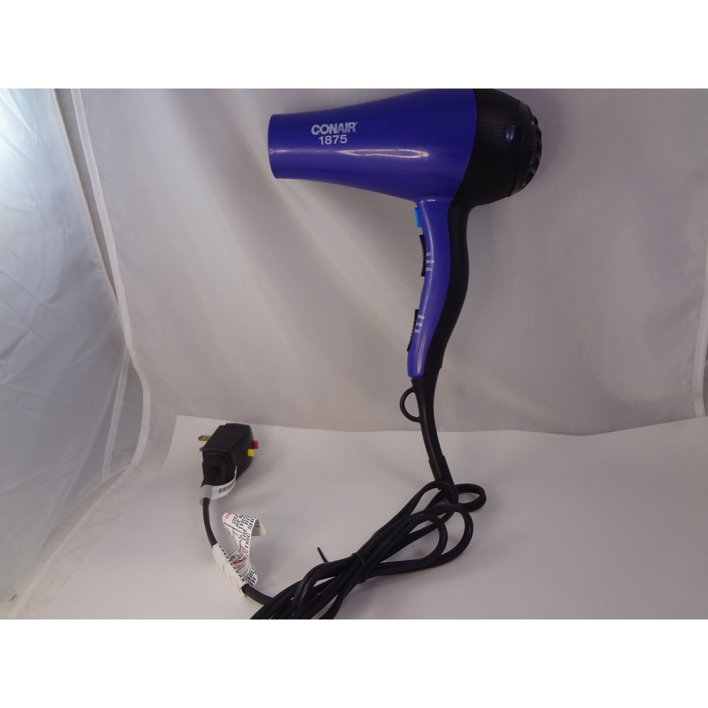 Conair Thermal Shine Travel Size Ceramic Hair Dryer, Ionic,‎ 1875 Watts, Purple